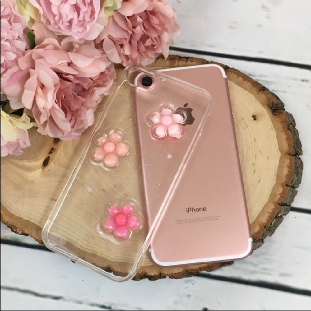 Clear Glitter Gel Case for IPhone 7/8